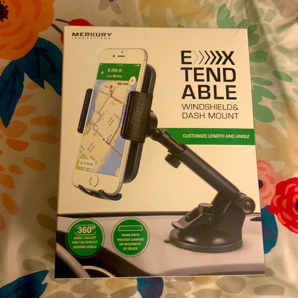 Dash Mount phone holder perfect for hand free calls or gps. (New)